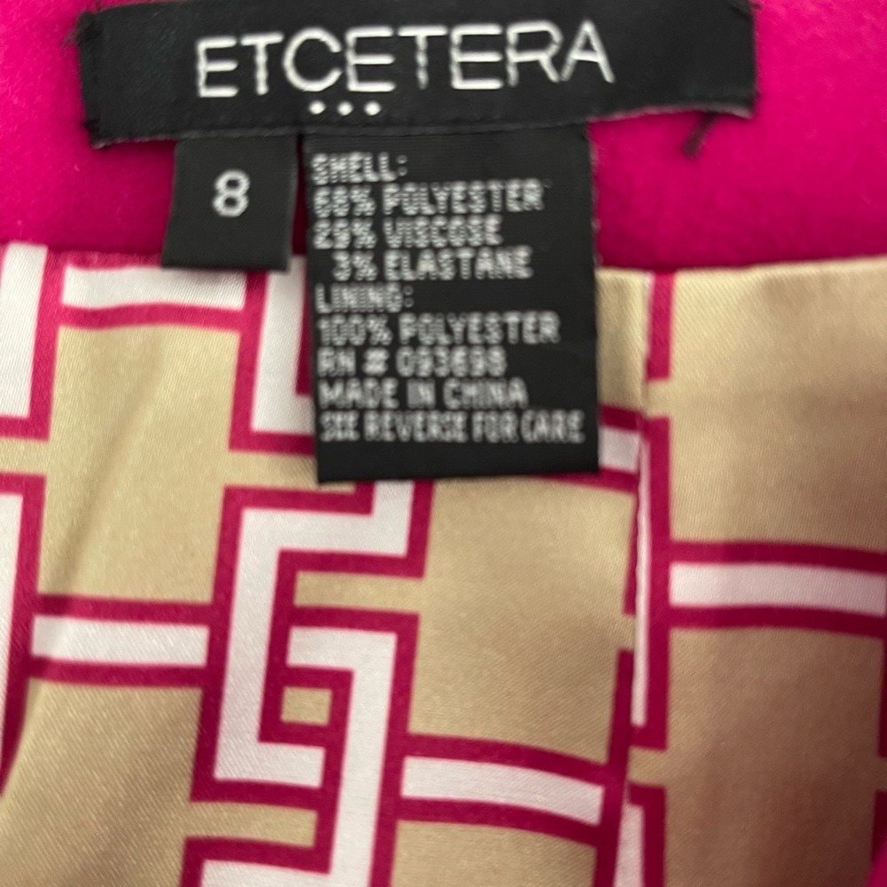 Etcetera Pink A-Line Skirt - Picture 6 of 6